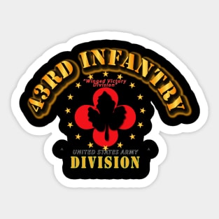 43rd Infantry Division - Winged Victory Division Sticker